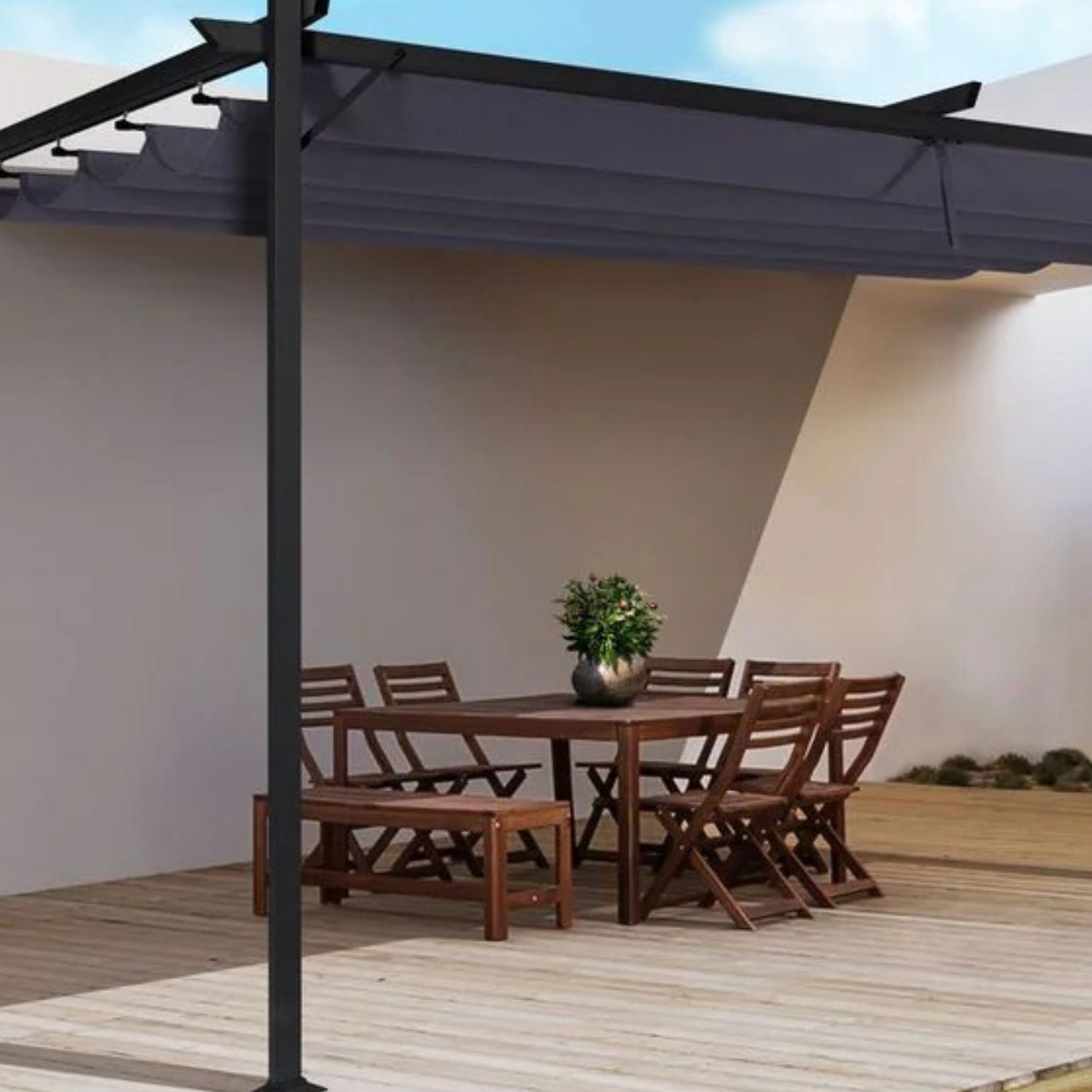 PergoLux Skyline Wall Mounted Pergola - Image 3