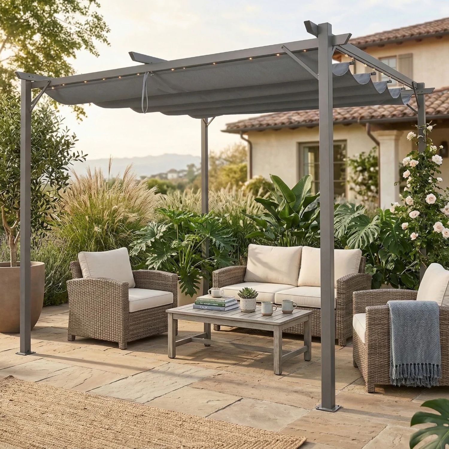PergoLux Suncrest Pergola - 3x3m