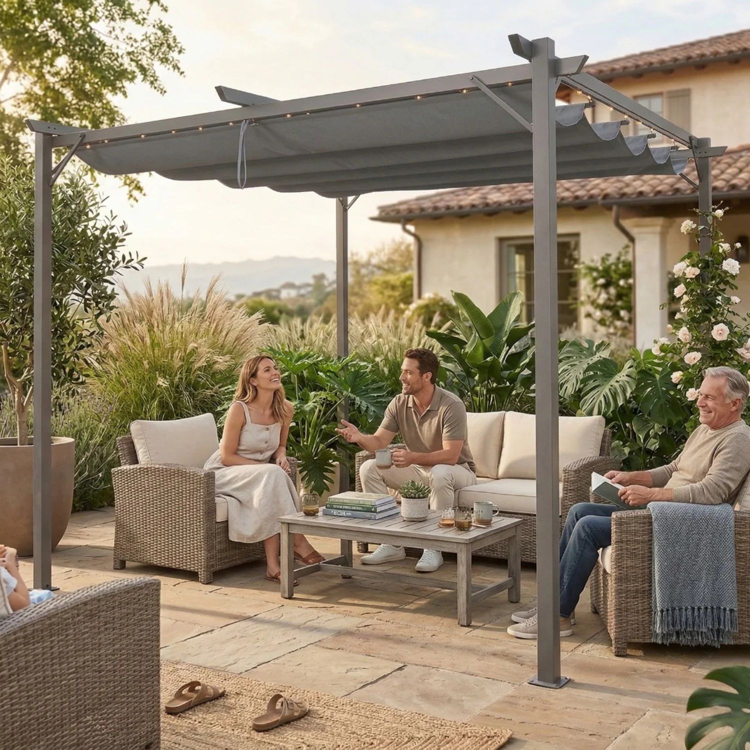 PergoLux Suncrest Pergola - 3x3m - Image 4